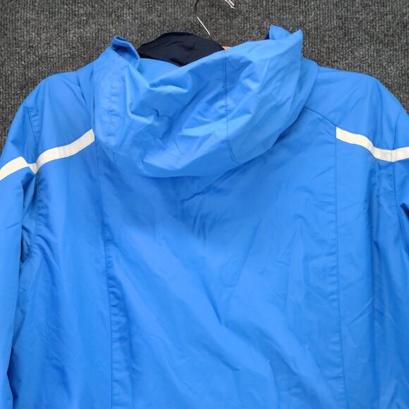 Columbia Interchange Hooded Jacket Coat Size L Blue Outer Layer Only - Picture 13 of 14